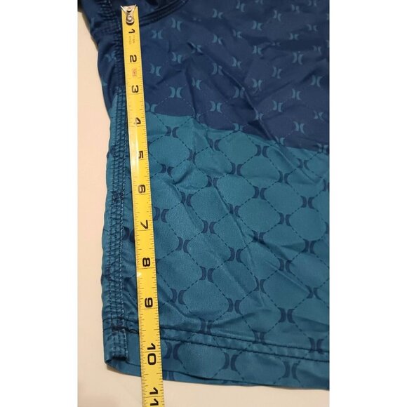 HURLEY Logo Board Shorts 32 Swim Trunks Pocket Surf Blue - Picture 8 of 9